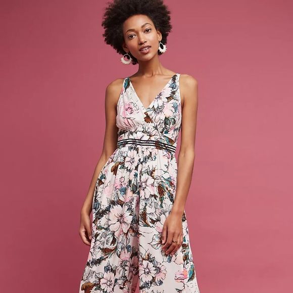 ANTHROPOLOGIE | Plenty by Tracy Reese Gwyneth Floral Jumpsuit - Picture 4 of 8